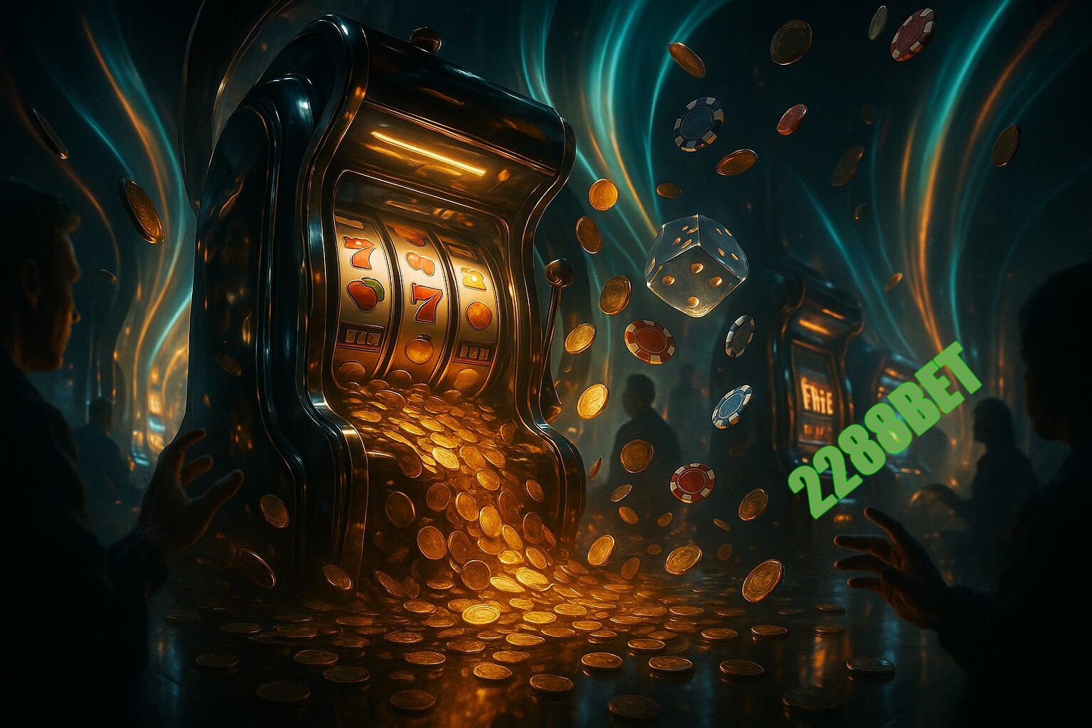 Diversos jogos de caça-níqueis